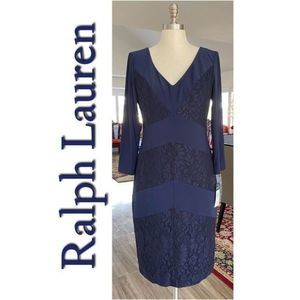 048 Ralph Lauren Dress long sleeve dress size 10 NWT